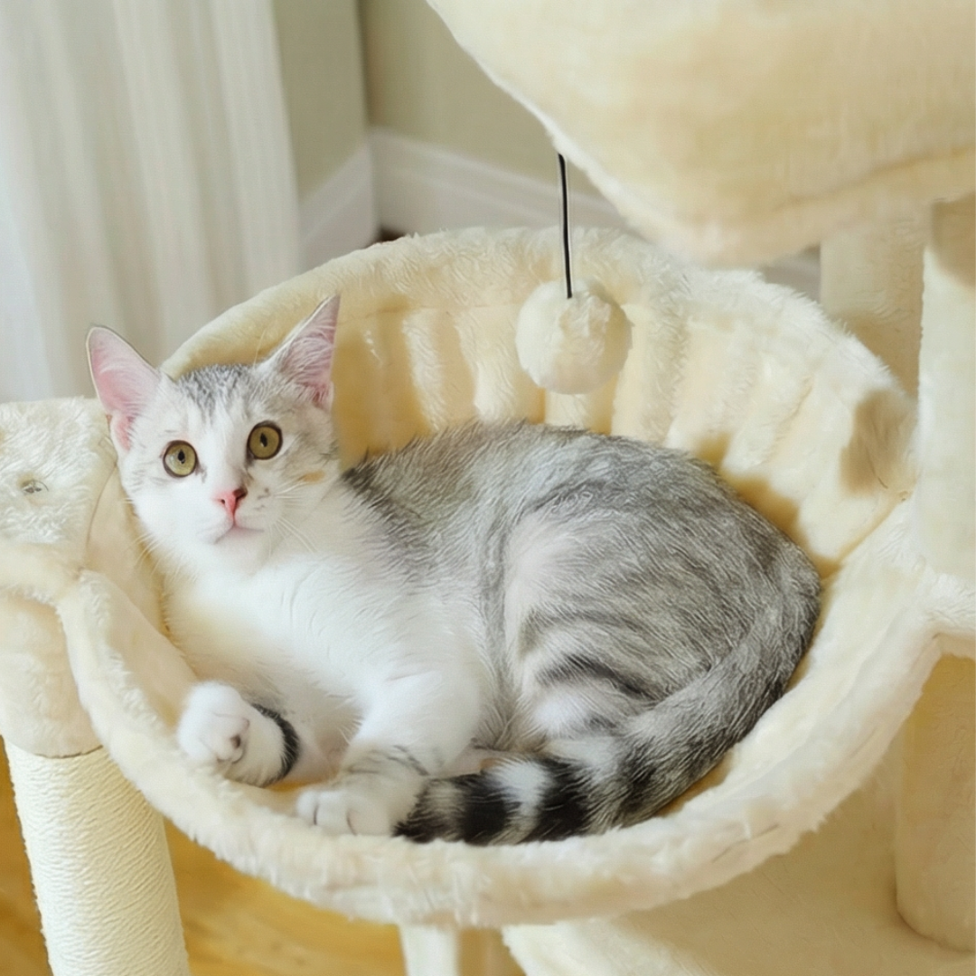 arbre-a-chat-avec-hamac
