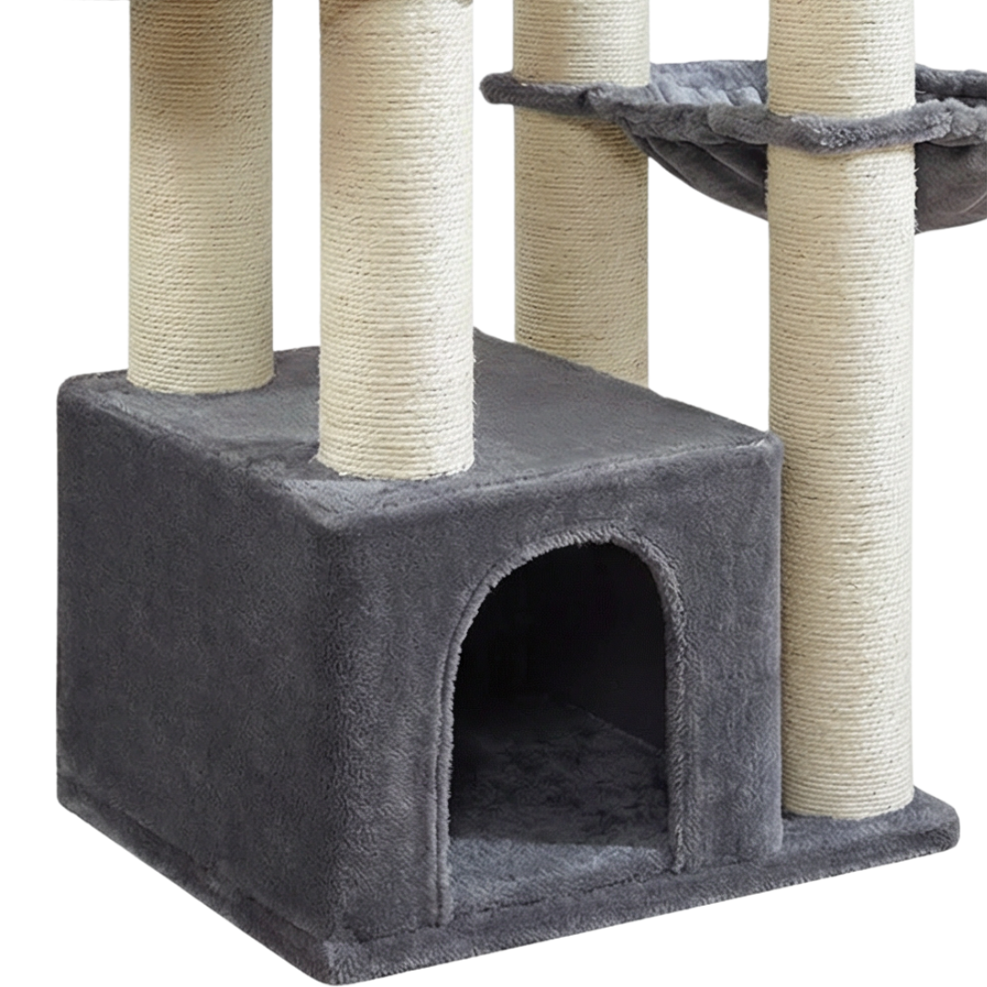 arbre-a-chat-avec-niche-et-hamac
