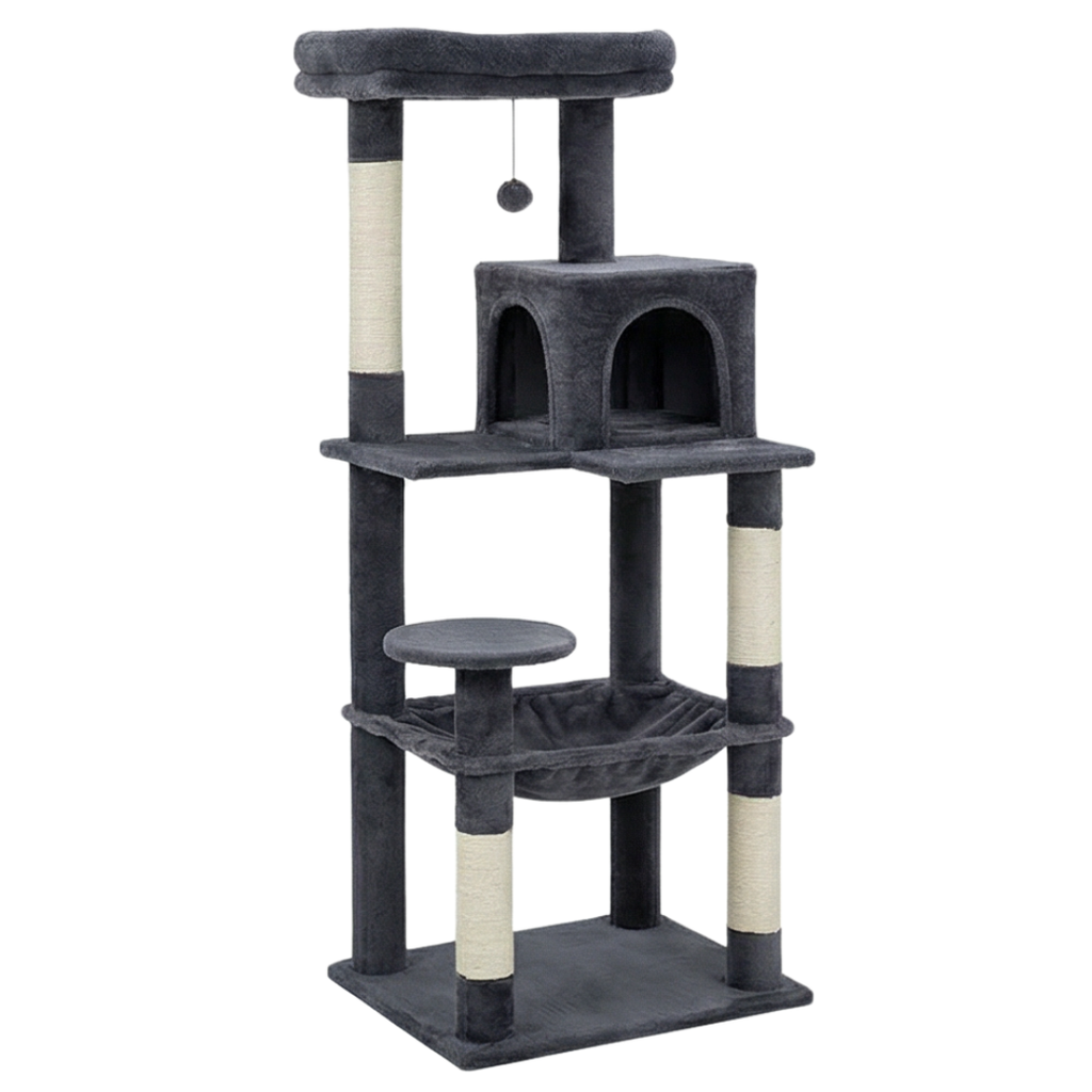 arbre a chat 143 cm multi niveaux