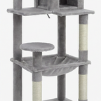 arbre a chat avec jouet suspendu