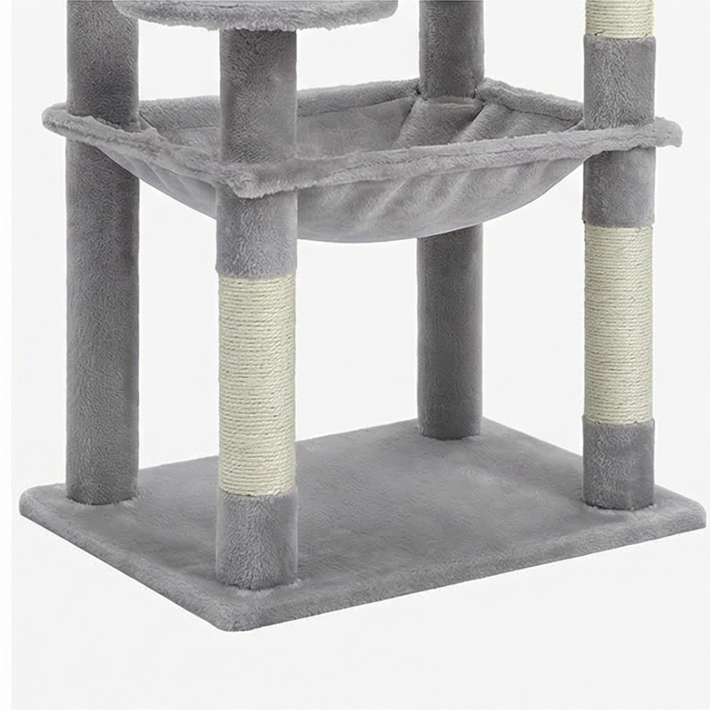 arbre a chat design gris