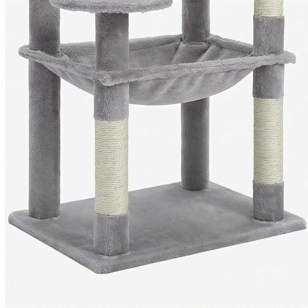 arbre a chat design gris