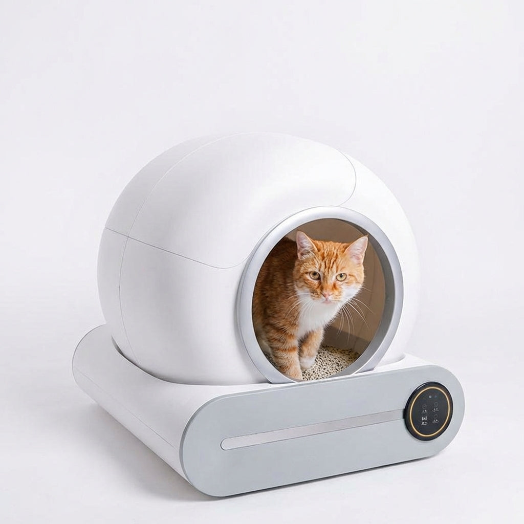 chat dans litiere automatique