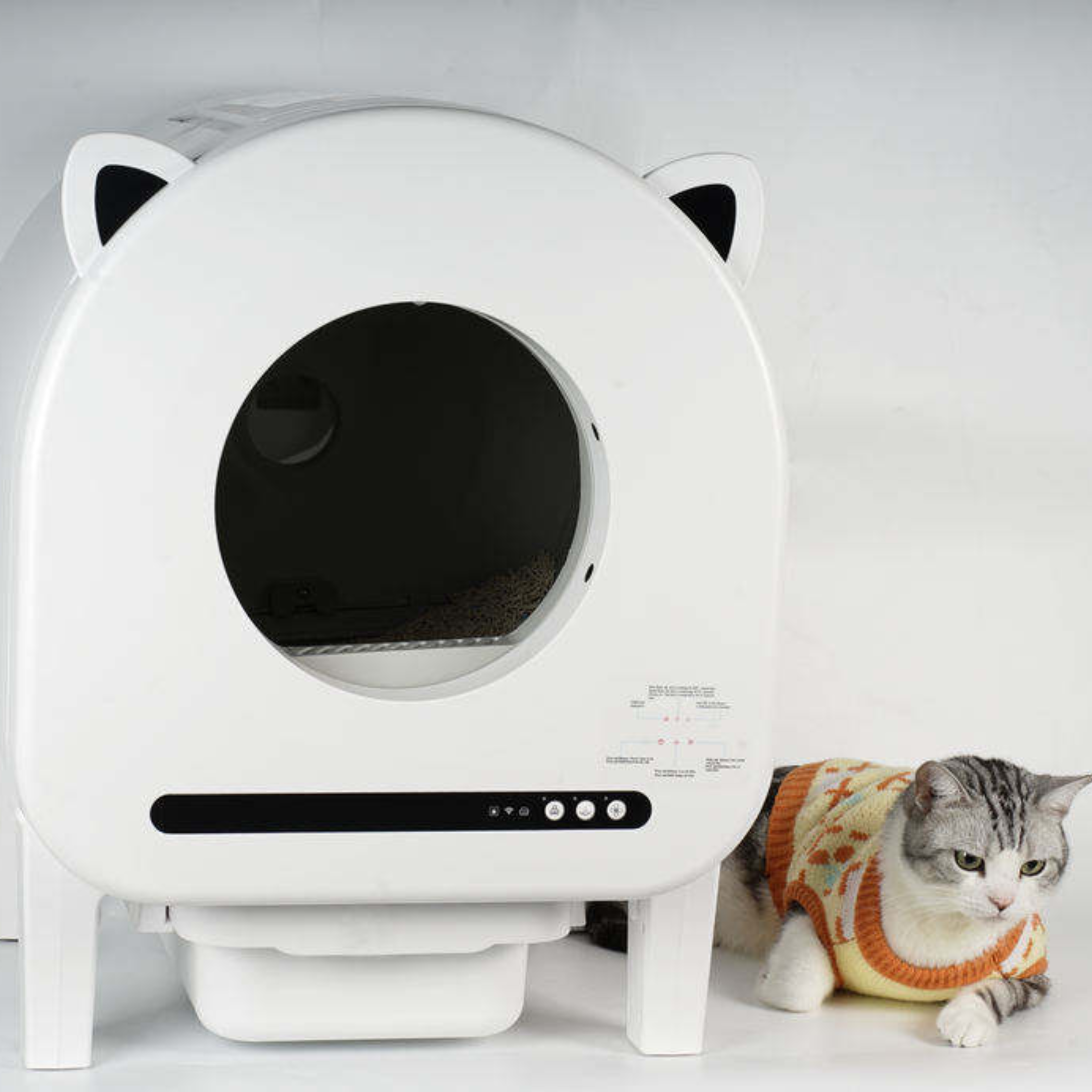litiere automatique design pour chat